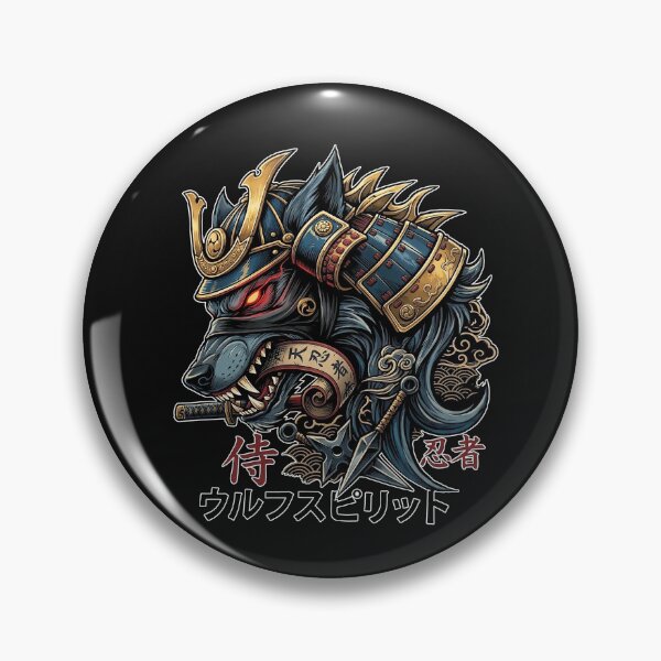Item preview, Samurai Wolf Spirit designed and sold by ClauAndrade.