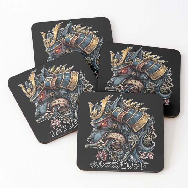 Item preview, Samurai Wolf Spirit designed and sold by ClauAndrade.