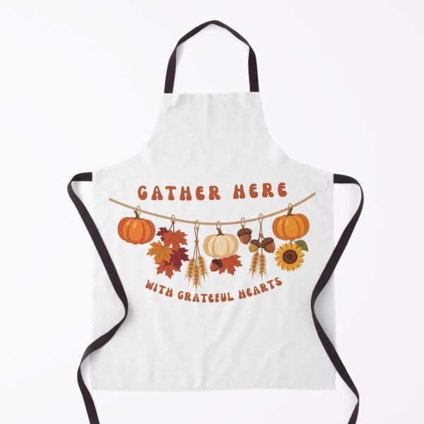 Item preview, Gather Here With Grateful Hearts Autumn Pumpkin Garland Thanksgiving Sticker Art designed and sold by wildsilencee.