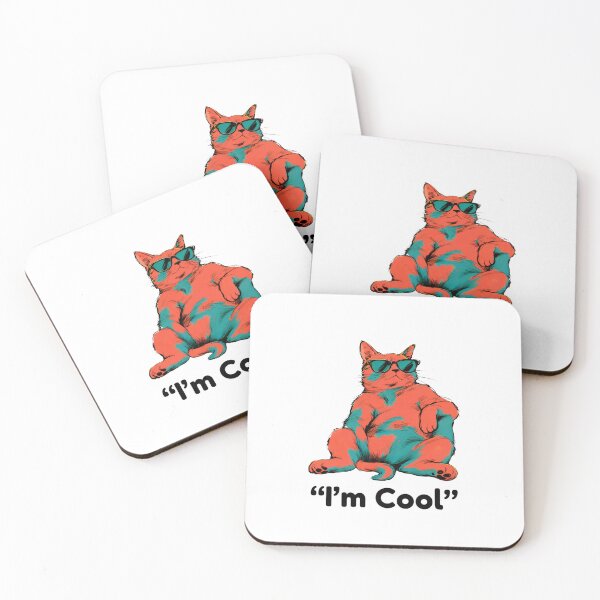 Item preview, I’m Cool - Funny Cool Cat with Sunglasses designed and sold by walbayzon.