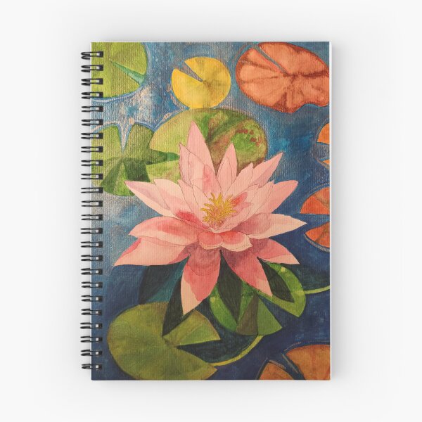 Item preview, Pink waterlily watercolour painting  designed and sold by esvb.