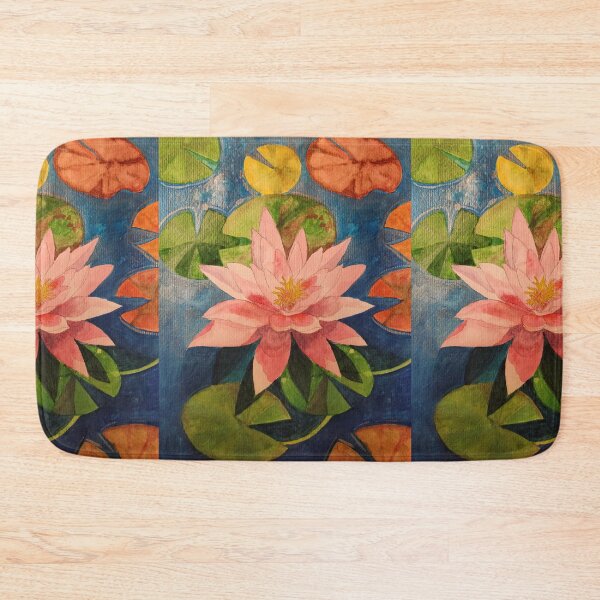 Item preview, Pink waterlily watercolour painting  designed and sold by esvb.