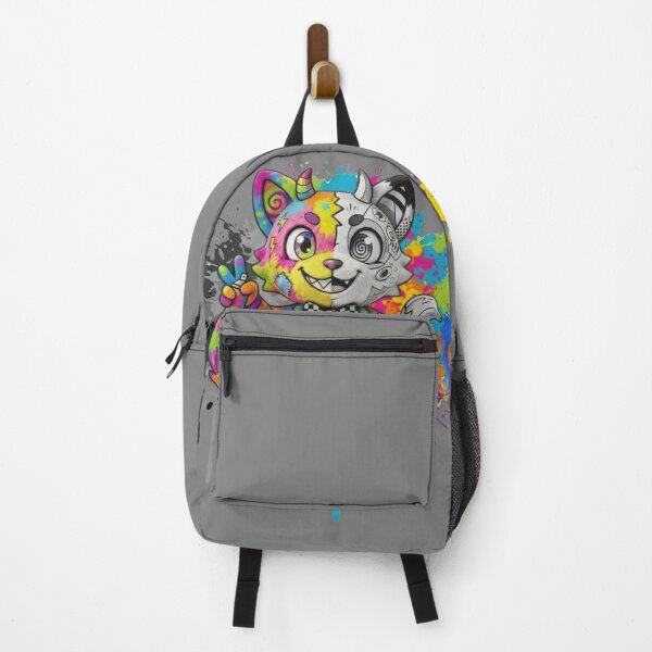 Item preview, Vibrant Colorful Split Fox Cat Paint Drip Graffiti designed and sold by Gianlu1215.