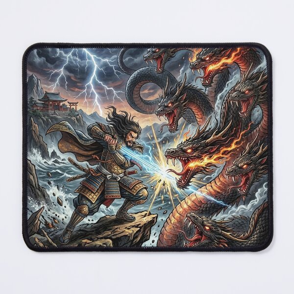 Item preview, Yamata no Orochi vs Susanoo - Japanese Myth designed and sold by Lucid Dream Pixel.