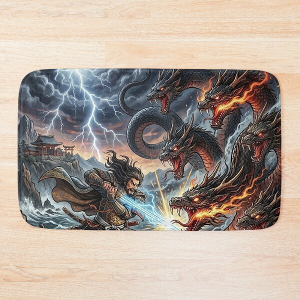 Item preview, Yamata no Orochi vs Susanoo - Japanese Myth designed and sold by Lucid Dream Pixel.