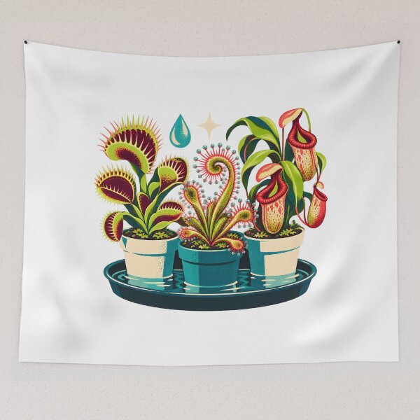 Item preview, Carnivorous Plant Collector Bench Art designed and sold by Philippa Shop.