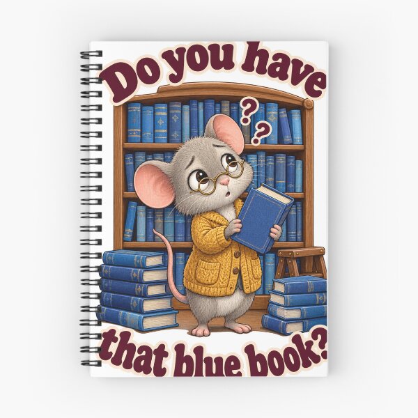 Item preview, Do You Have That Blue Book? - Funny Librarian designed and sold by ManxCatAndy.