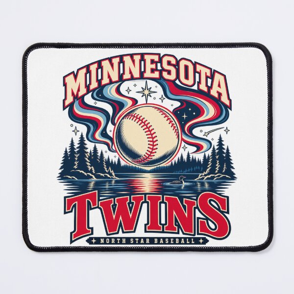 Item preview, Minnesota Twins Northern Lights Baseball Emblem designed and sold by Dresut.