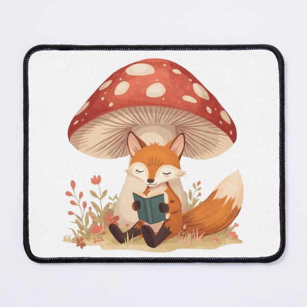Item preview, Cottagecore Fox Reading Nook designed and sold by Stylestickers55.