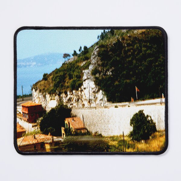 Artikelvorschau, Französische Riviera, Fürstentum Monaco, 12. Juni 1959, Panoramablick auf die Corniche entworfen und verkauft von AMacGPhilly.