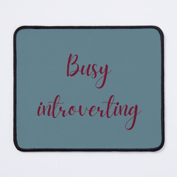 Item preview, Busy introverting - Blue and Red designed and sold by Popofjoystore.