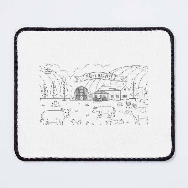 Item preview, Happy Harvest Farm Illustration (Ilustração Fazenda Colheita Feliz) designed and sold by mariaaa8.