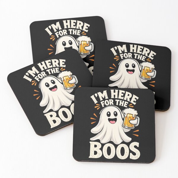 Item preview, I'm Here For The Boos Funny Beer Ghost designed and sold by LOL-N-LIFESTYLE.