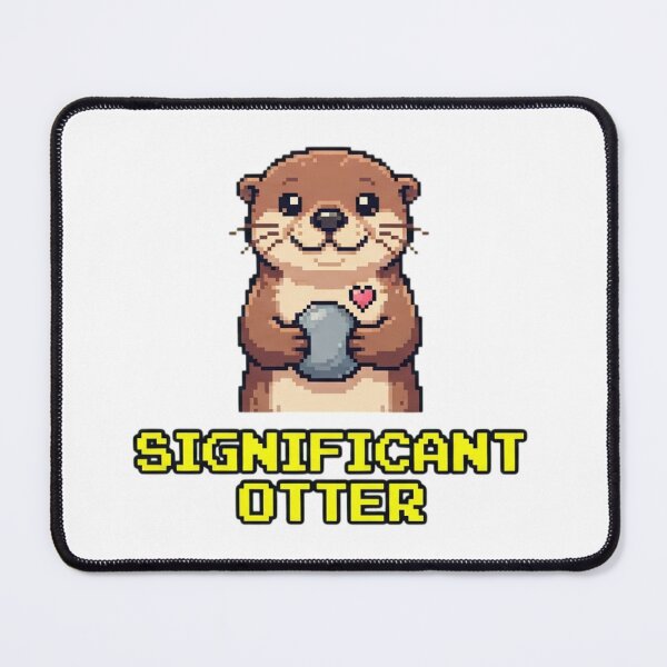Item preview, Significant Otter Pixel Art designed and sold by Zyra_urs1.