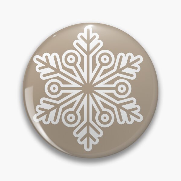 Item preview, Minimalist Snowflake Dusty Warm Gray Seamless Pattern Art designed and sold by ​Jyoti Digital Artist.