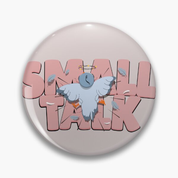 Item preview, Small Talk Crash. Introvert Bird designed and sold by DecentVibe.