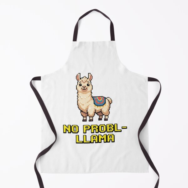 Item preview, No Probl-llama Cute Llama Art designed and sold by Zyra_urs1.