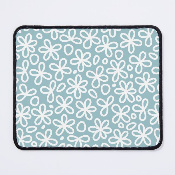 Item preview, Pastel Blue Doodle Flowers designed and sold by AmaiiDesigns.
