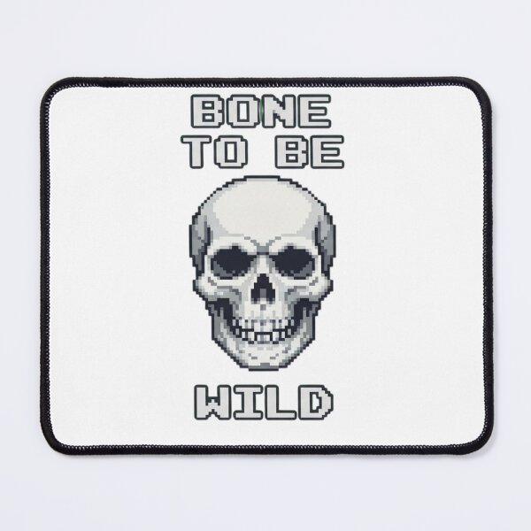 Item preview, Bone to Be Wild Skull Pixel Art designed and sold by Zyra_urs1.