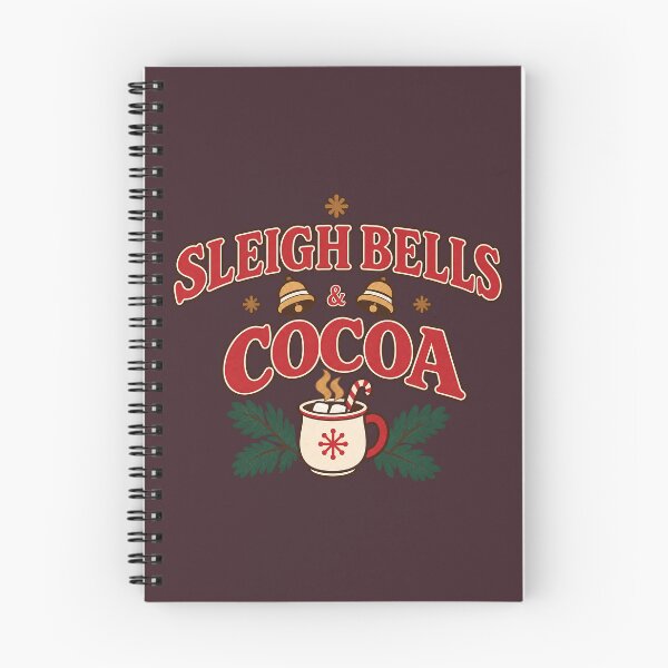 Item preview, Cascabeles y cacao: diseño navideño retro designed and sold by MAD's Recreation Studio.