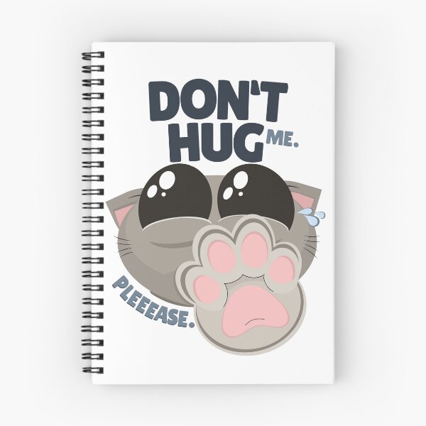 Item preview, Don't Hug Me, Please. Introvert Cat Boundary designed and sold by DecentVibe.