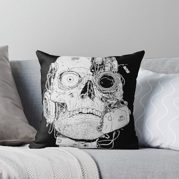 Item preview, Cyborg Skull Portrait designed and sold by folskullyz.