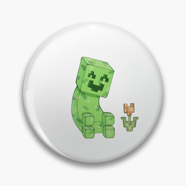 Item preview, Cute Minecraft Creeper smelling the flowers designed and sold by StillSable.