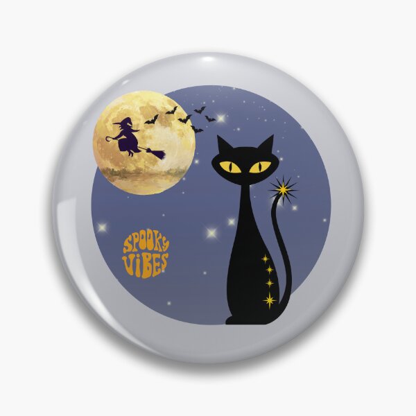 Item preview, Halloween cat with spooky vibes designed and sold by 247DesignStudio.