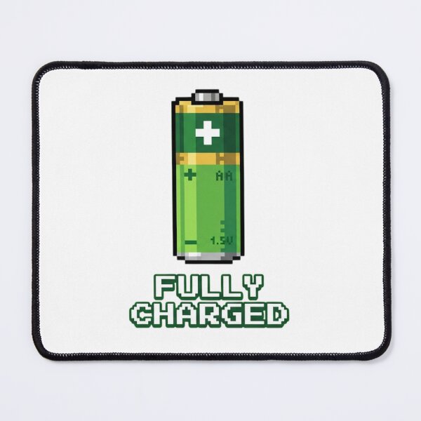 Item preview, Fully Charged Battery Pixel Art designed and sold by Zyra_urs1.