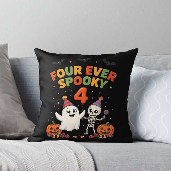 Item preview, Four Ever Spooky Halloween 4th Birthday Funny Ghost designed and sold by Redgiant87x.