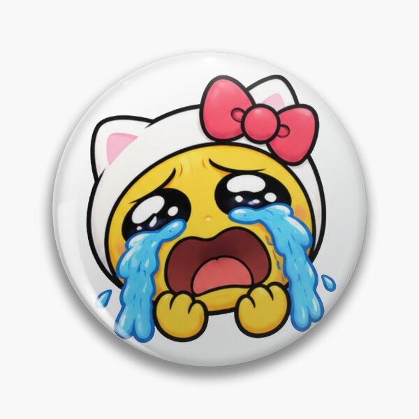 Item preview, Cute Crying Emoji| Pwease! designed and sold by FarieArt.