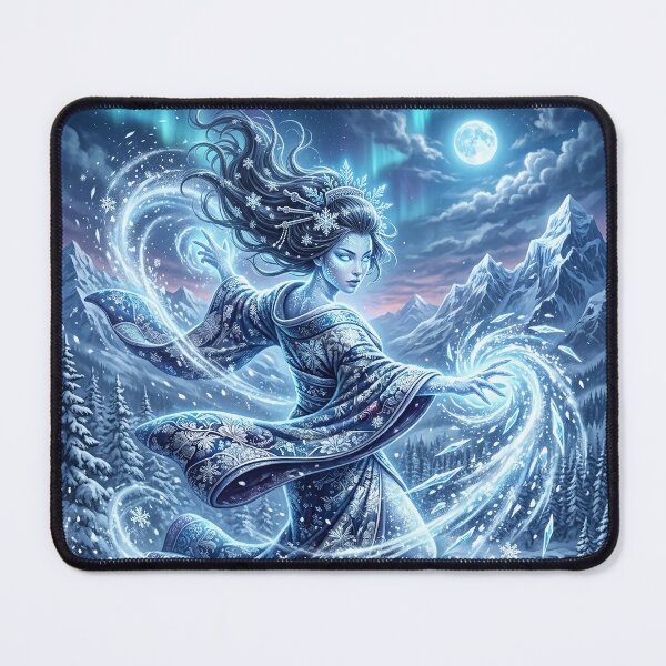 Item preview, Yuki-onna Snow Woman - Japanese Folklore Art designed and sold by Lucid Dream Pixel.