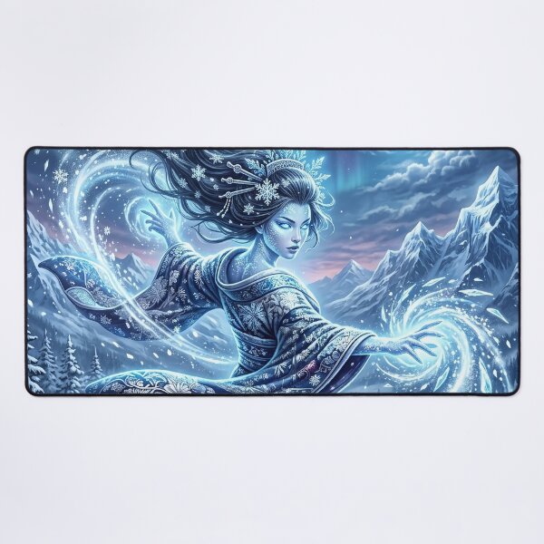 Item preview, Yuki-onna Snow Woman - Japanese Folklore Art designed and sold by Lucid Dream Pixel.