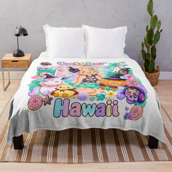 Item preview, Cute Pastel Goth Halloween - October in Hawaii Kawaii designed and sold by TheChalkyFox.