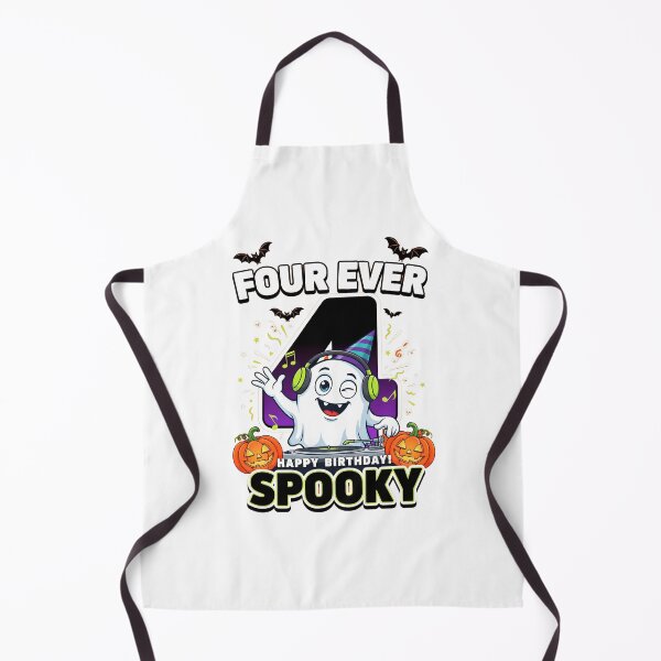 Item preview, Four Ever Spooky 4th Birthday Halloween Funny Ghost designed and sold by Redgiant87x.