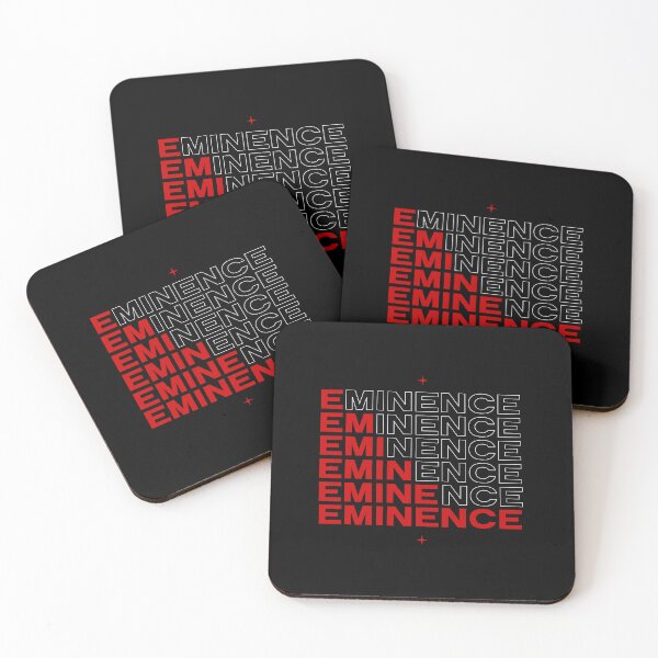 Item preview, Bold Red Repeating EMINENCE Typography designed and sold by EmitEminence.