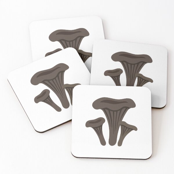 Item preview, Black Trumpet Mushroom Illustration designed and sold by BetweenForms.