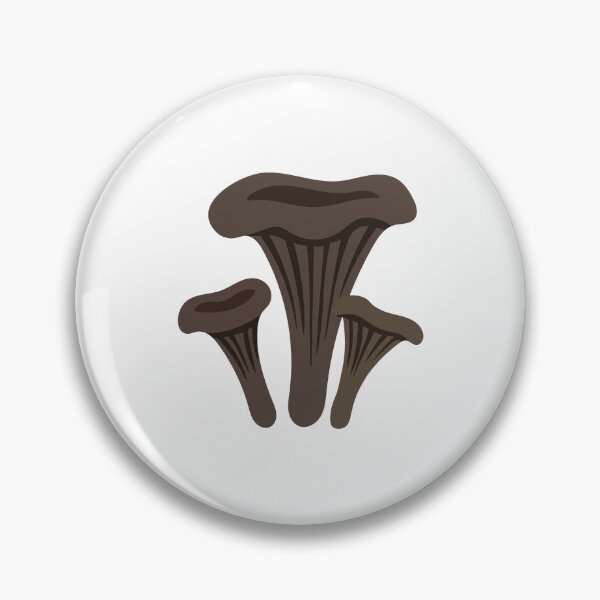 Item preview, Black Trumpet Mushroom Illustration designed and sold by BetweenForms.