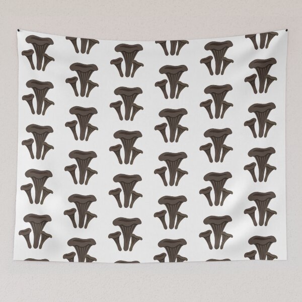 Item preview, Black Trumpet Mushroom Illustration designed and sold by BetweenForms.