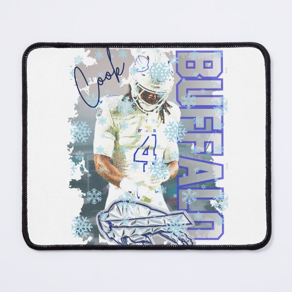Item preview, James Cook Buffalo Football Retro 90s Vintage Bootleg Style Snowflake Blizzard designed and sold by Thogan0416.