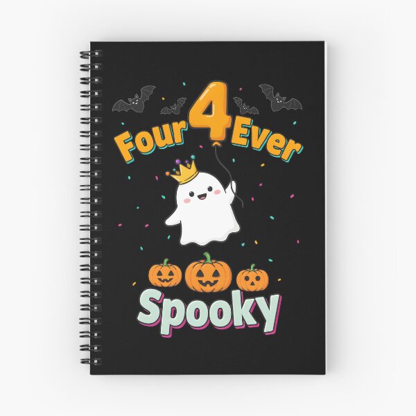 Item preview, Four Ever Spooky Halloween Ghost 4th Birthday Party designed and sold by Redgiant87x.