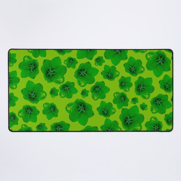Item preview, English Garden - Green Tulip Floral Pattern. designed and sold by PurrfectWhisper.