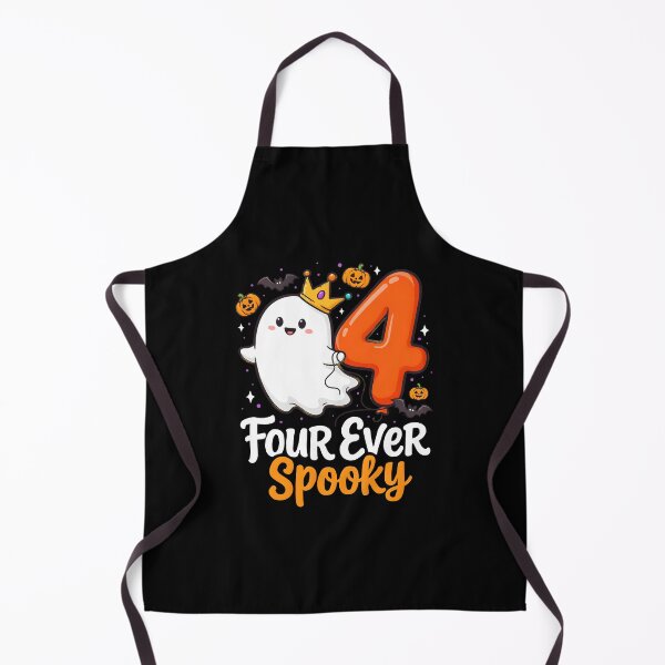 Item preview, Four Ever Spooky Funny Ghost Halloween Birthday designed and sold by Redgiant87x.