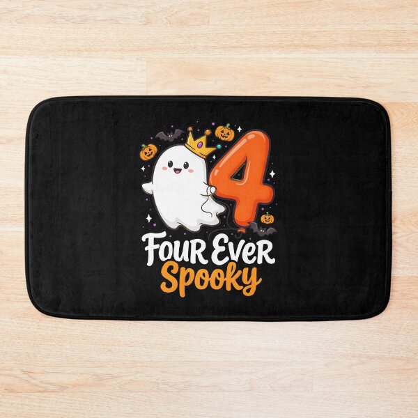 Item preview, Four Ever Spooky Funny Ghost Halloween Birthday designed and sold by Redgiant87x.