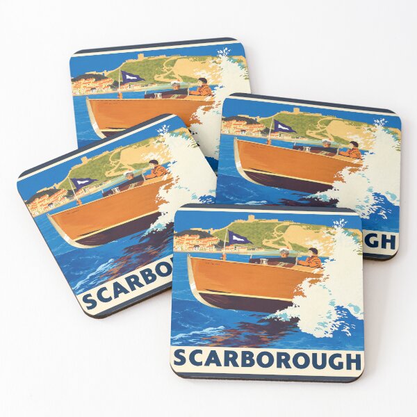 Item preview, Scarborough - Vintage British Travel Poster designed and sold by Grove of Things.