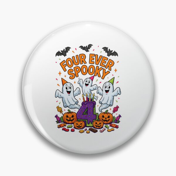 Item preview, Four Ever Spooky Halloween Funny Ghost Party designed and sold by Redgiant87x.
