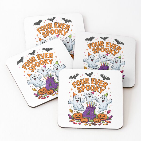 Item preview, Four Ever Spooky Halloween Funny Ghost Party designed and sold by Redgiant87x.
