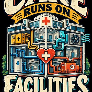 Imagen de la obra Care Runs On Facilities Healthcare Facilities de MOTIFOLK