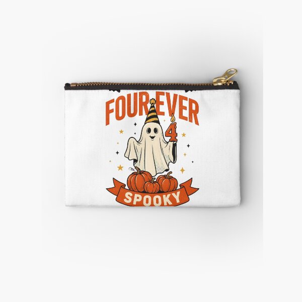 Item preview, Four Ever Spooky 4th Birthday Funny Ghost Halloween designed and sold by Redgiant87x.