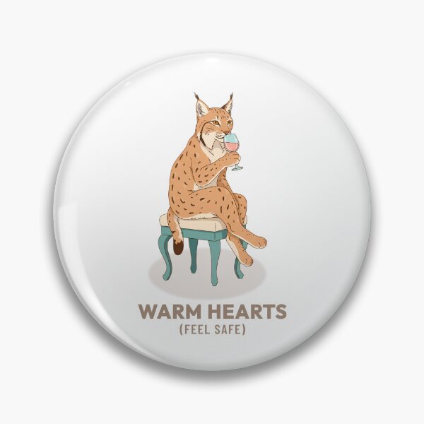 Item preview, Lynx Drinking Rosé Wine Vintage Aesthetic designed and sold by COZY VINTAGE animal.